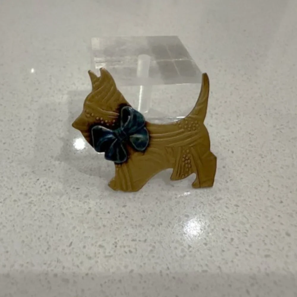 Scottie Dog Brooch